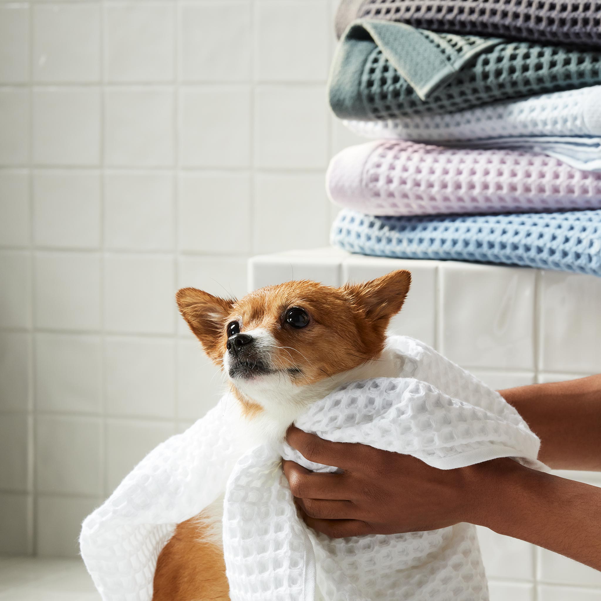 Dreamweave Waffle Bath Towels Set of 2 R0