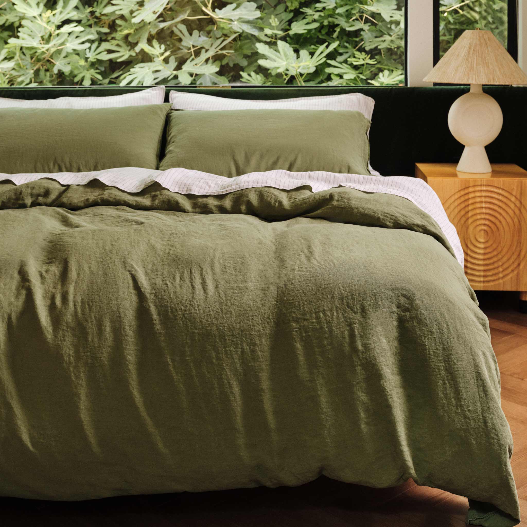 Washed European Linen Duvet Set T2