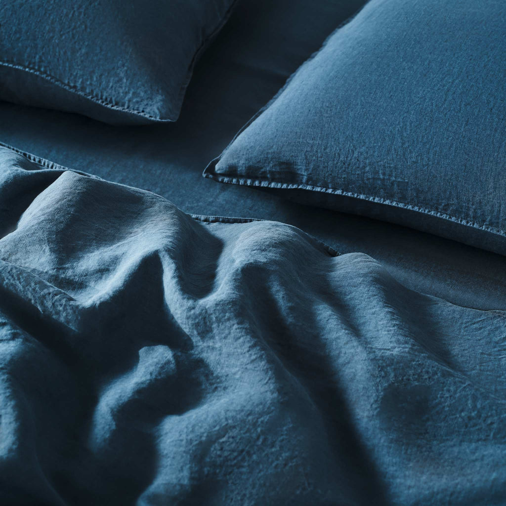 Washed European Linen Core Sheet Set K2