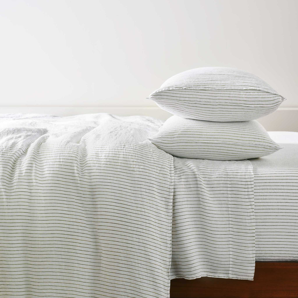 Washed European Linen Core Sheet Set K2