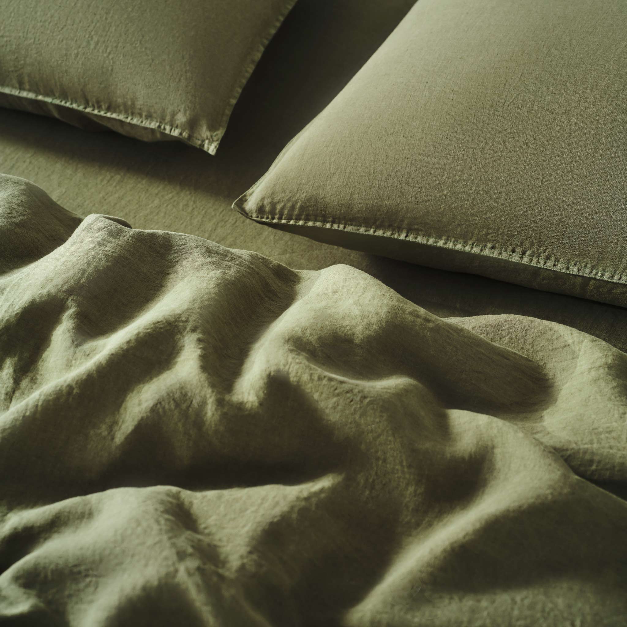 Washed European Linen Core Sheet Set K2