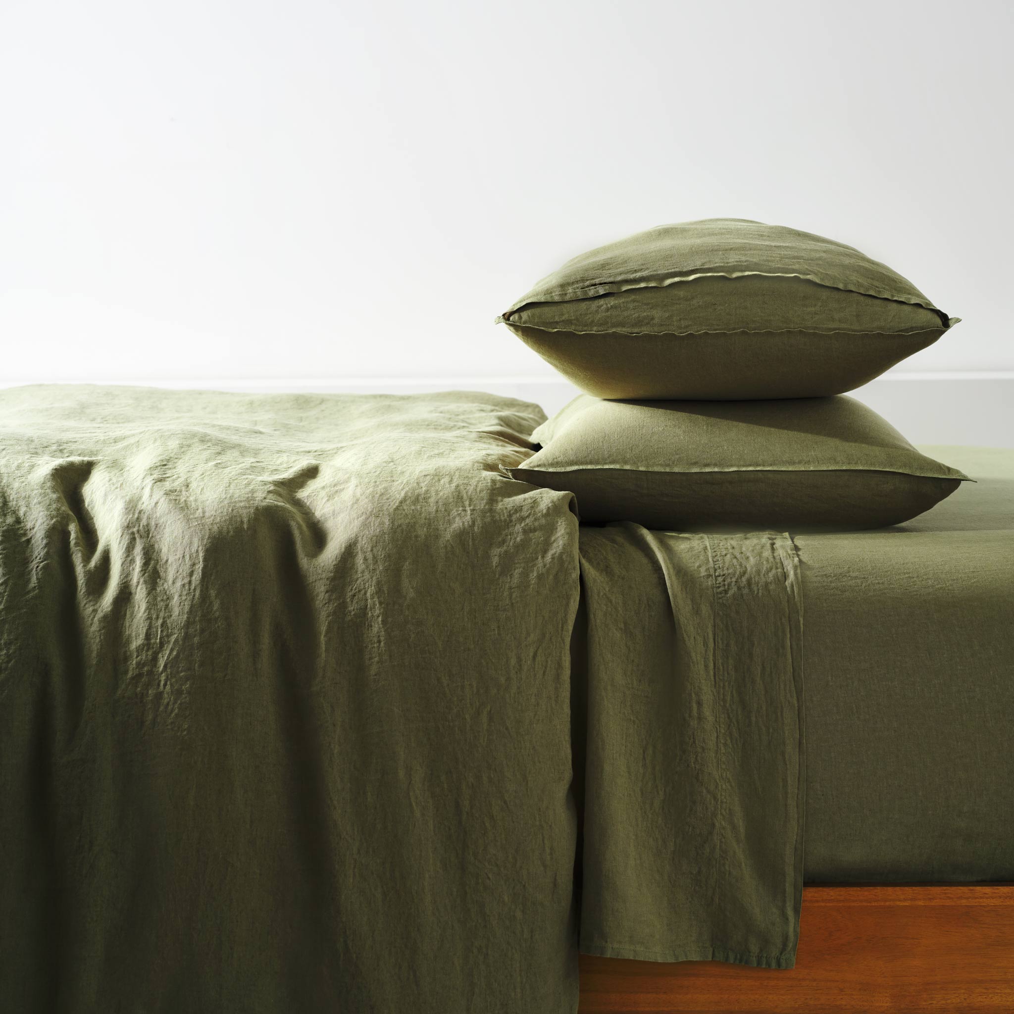 Washed European Linen Core Sheet Set K2