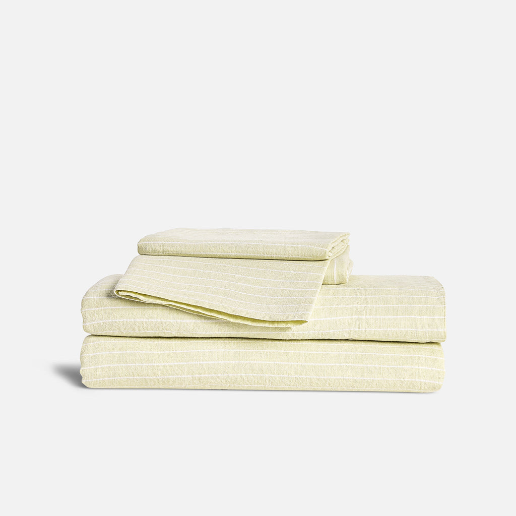 Washed European Linen Core Sheet Set K2