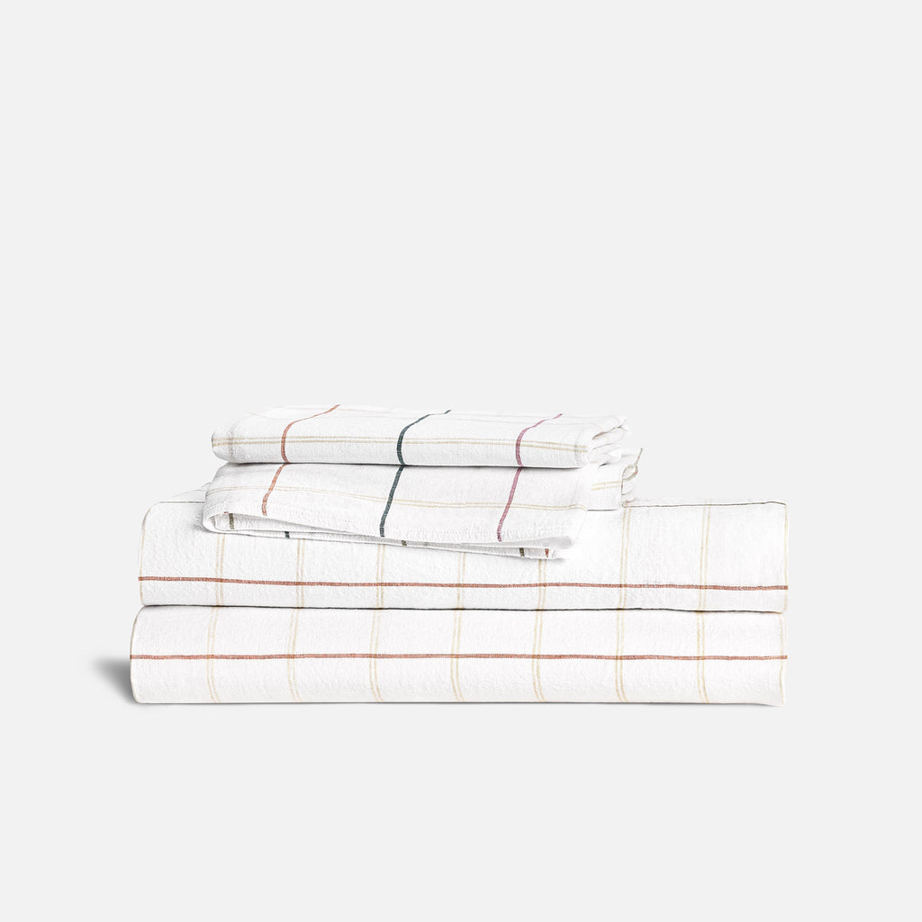 Washed European Linen Core Sheet Set K2