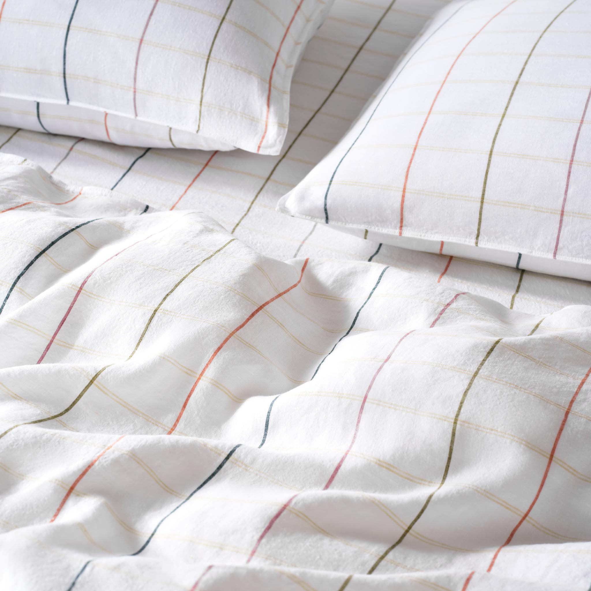 Washed European Linen Core Sheet Set K2