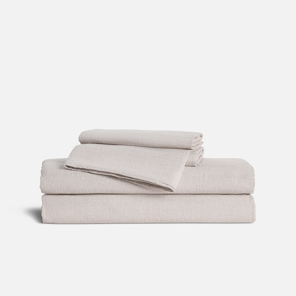 Washed European Linen Core Sheet Set K2
