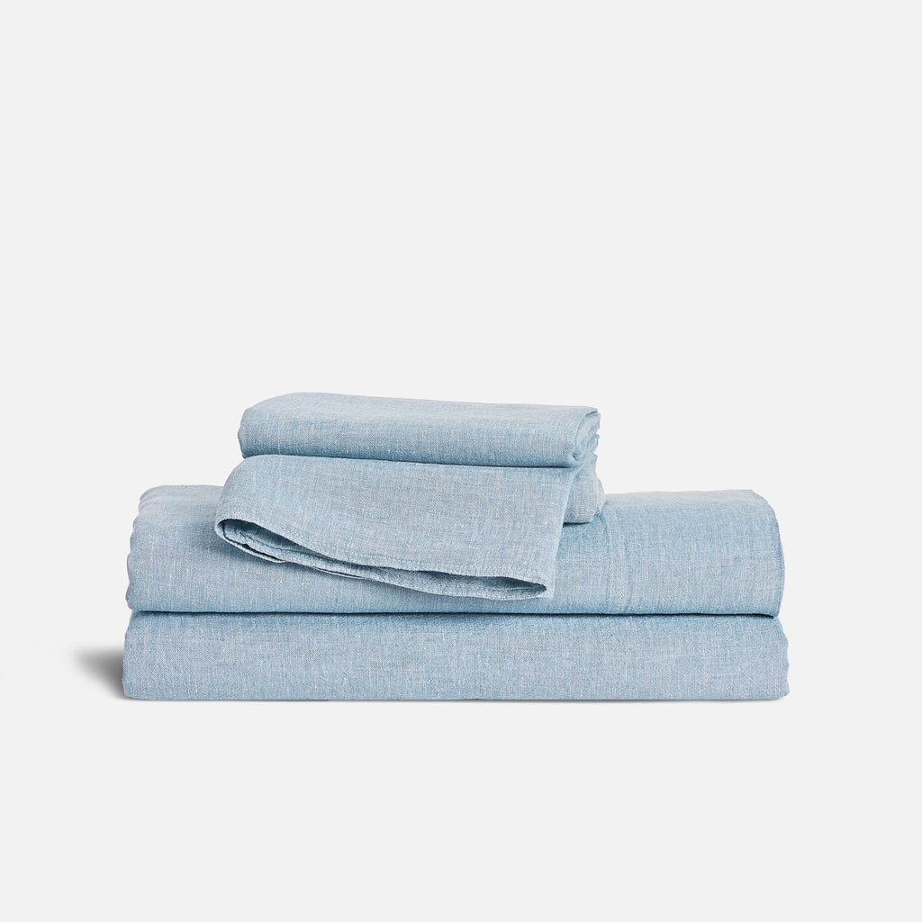 Washed European Linen Core Sheet Set K2