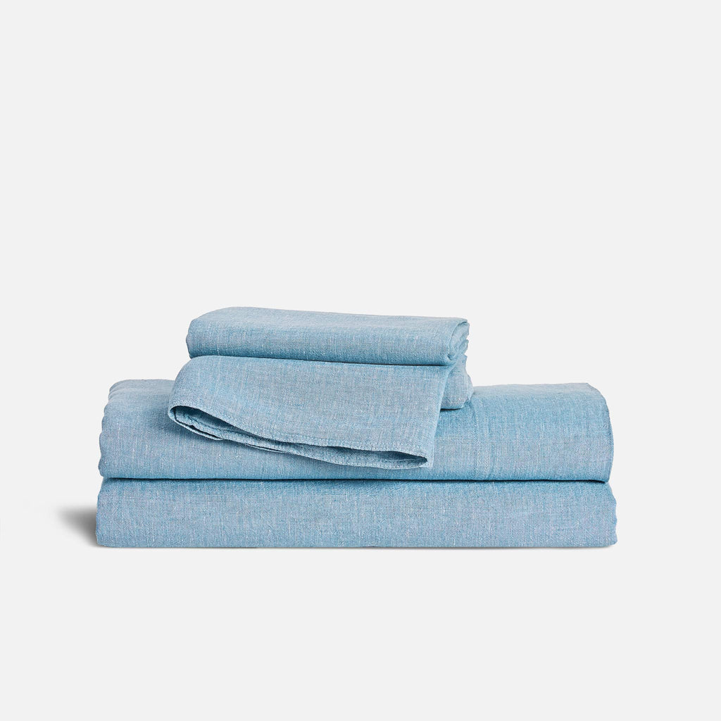 Washed European Linen Core Sheet Set K2