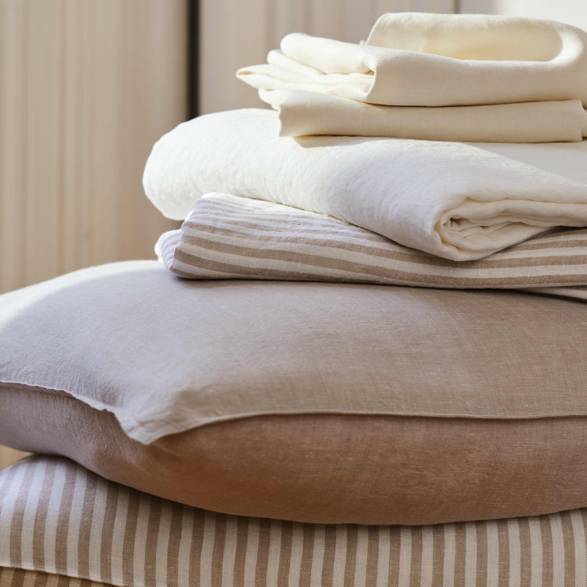 Washed European Linen Core Sheet Set K2