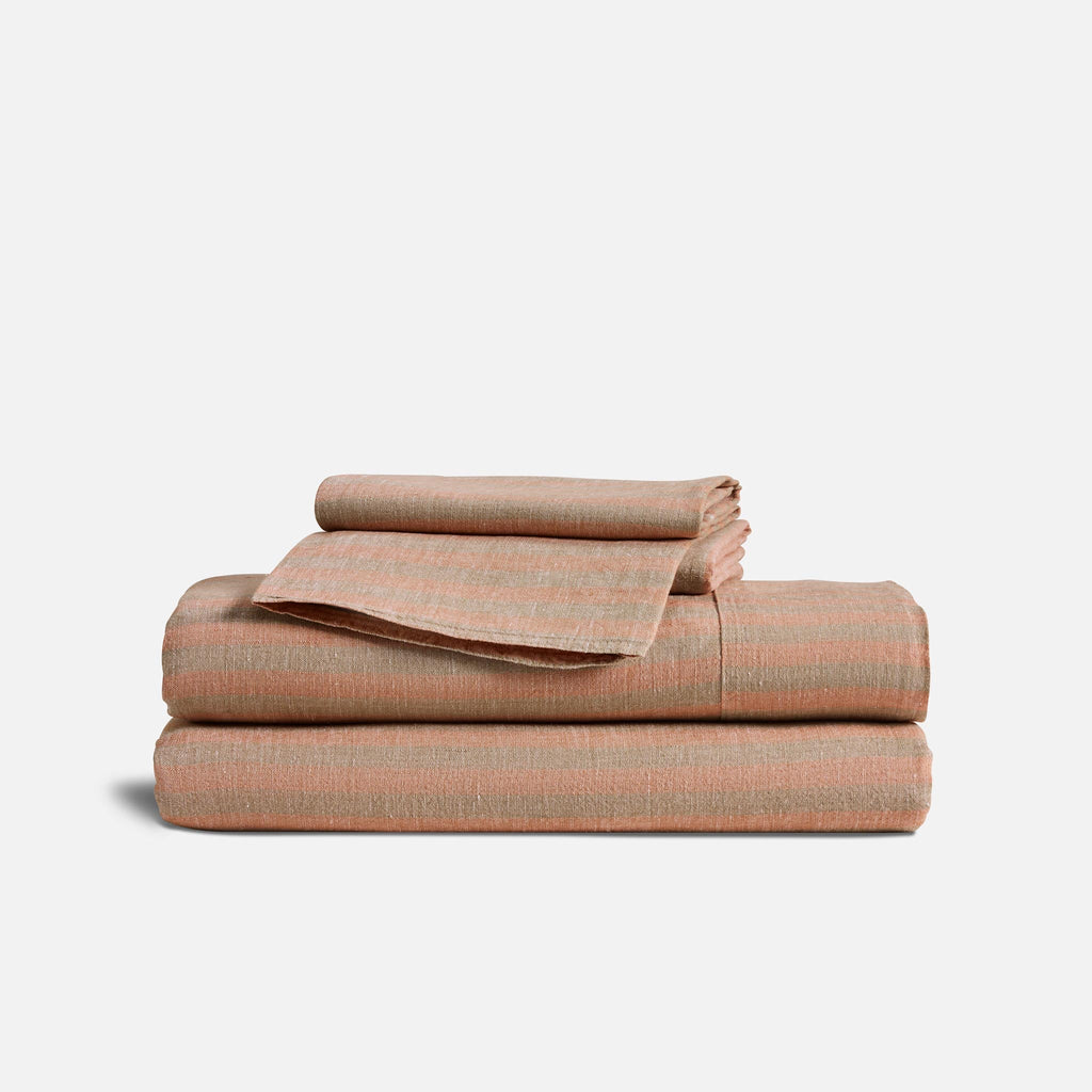 Washed European Linen Core Sheet Set K2