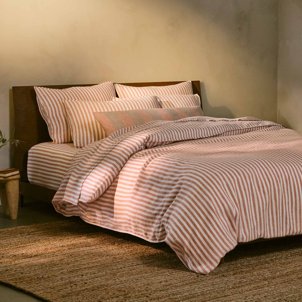 Washed European Linen Core Sheet Set K2