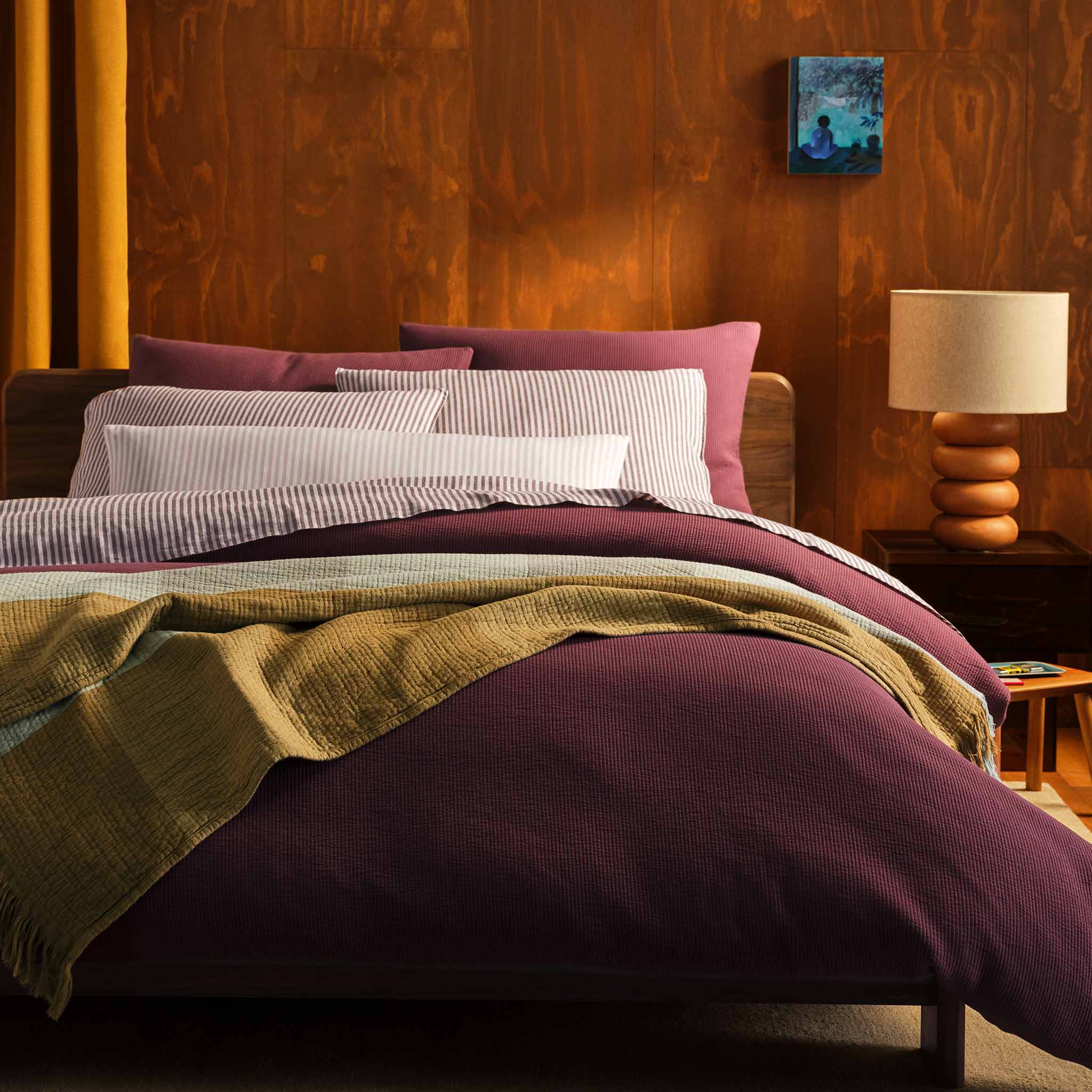 Washed European Linen Core Sheet Set K2