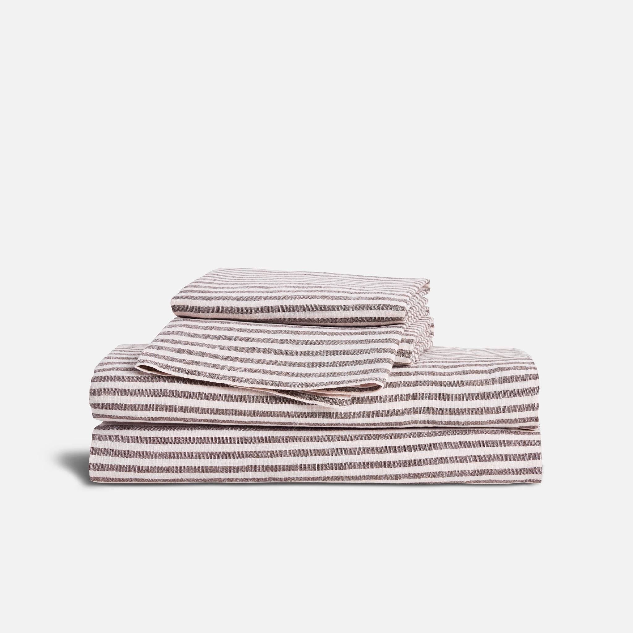 Washed European Linen Core Sheet Set K2