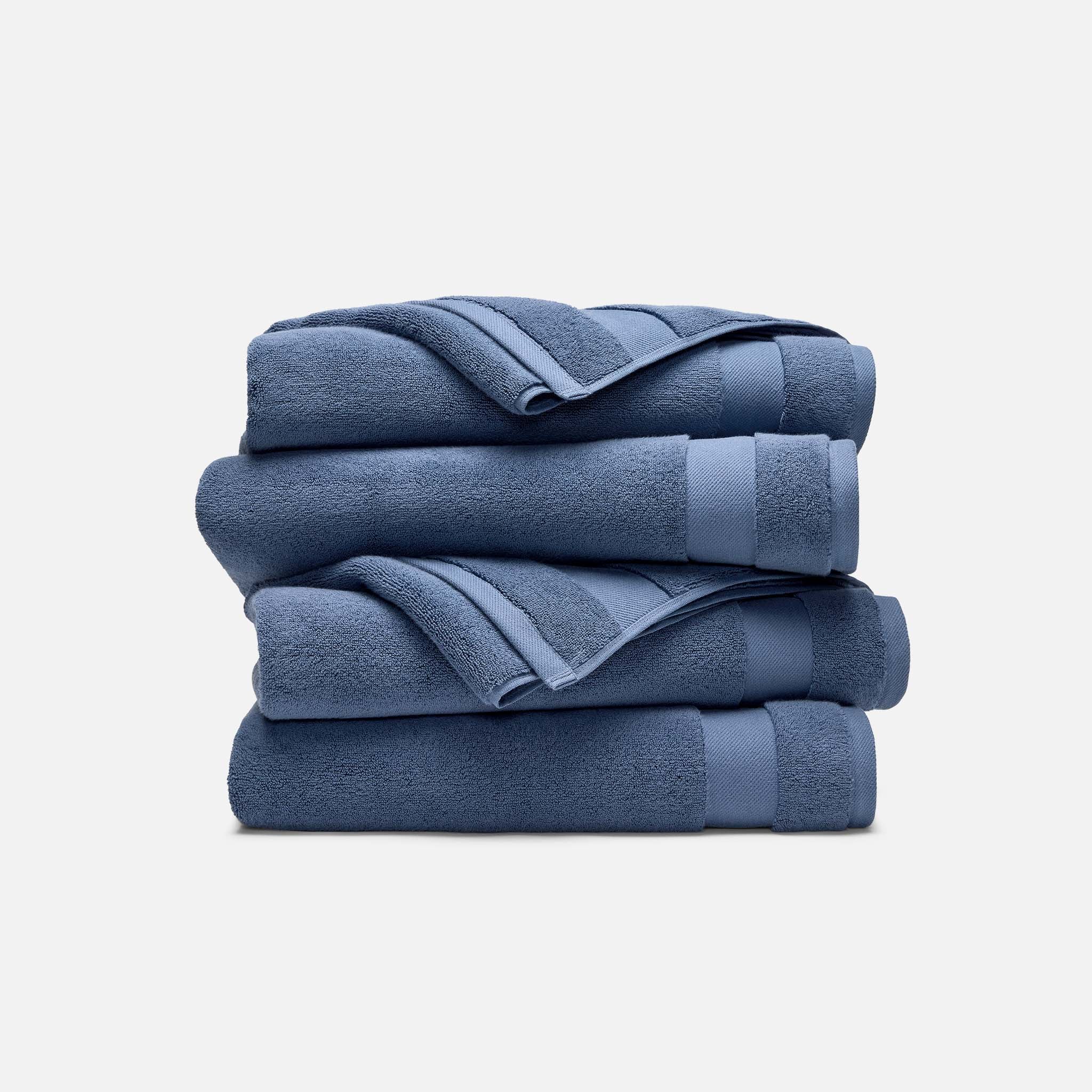 Super-Plush Set of 4 Bath Towel Bundle X7