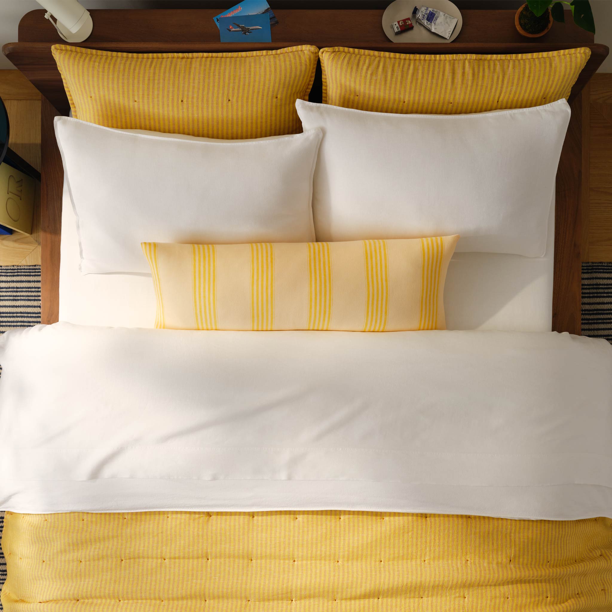Washed European Linen Core Sheet Set K2