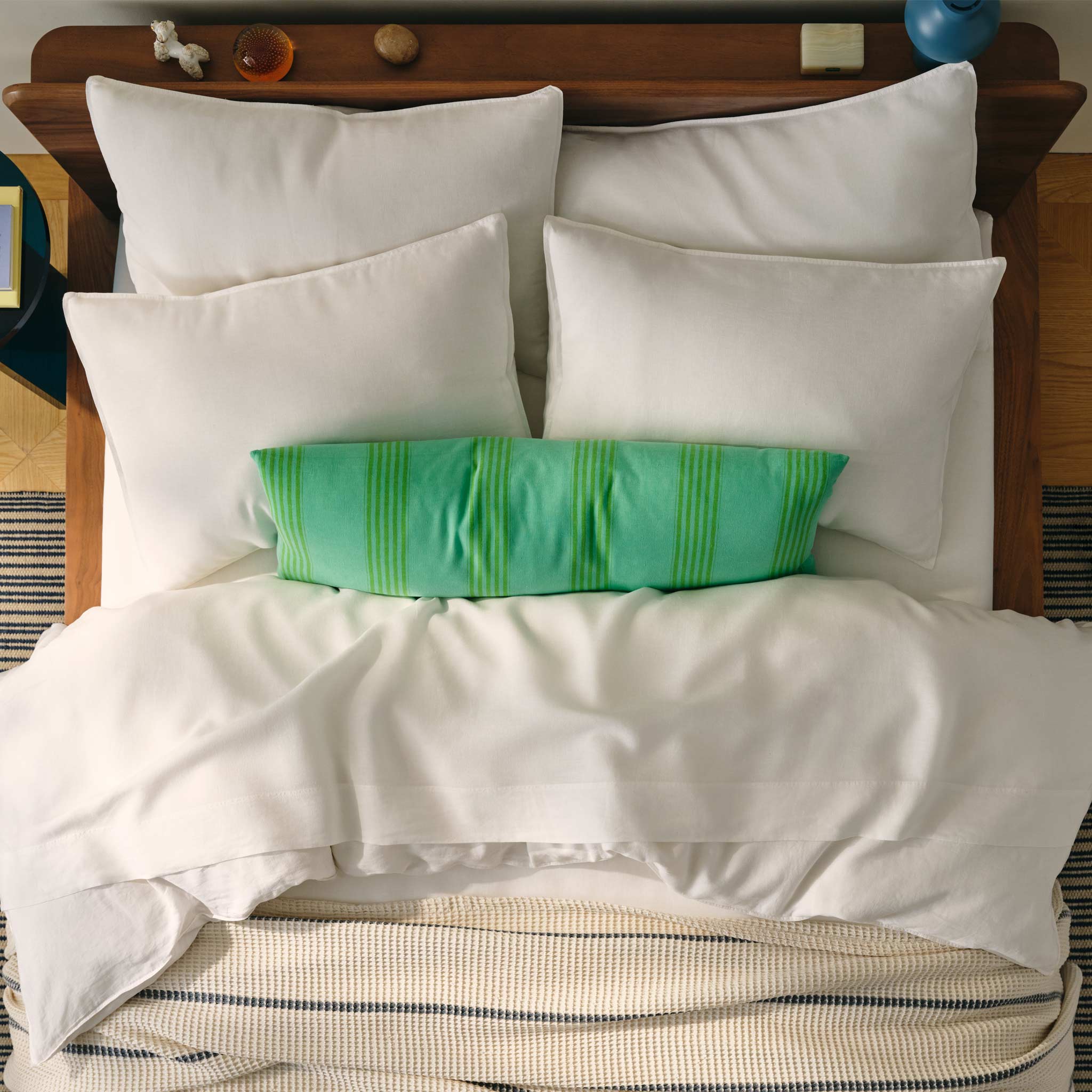 Washed European Linen Core Sheet Set K2