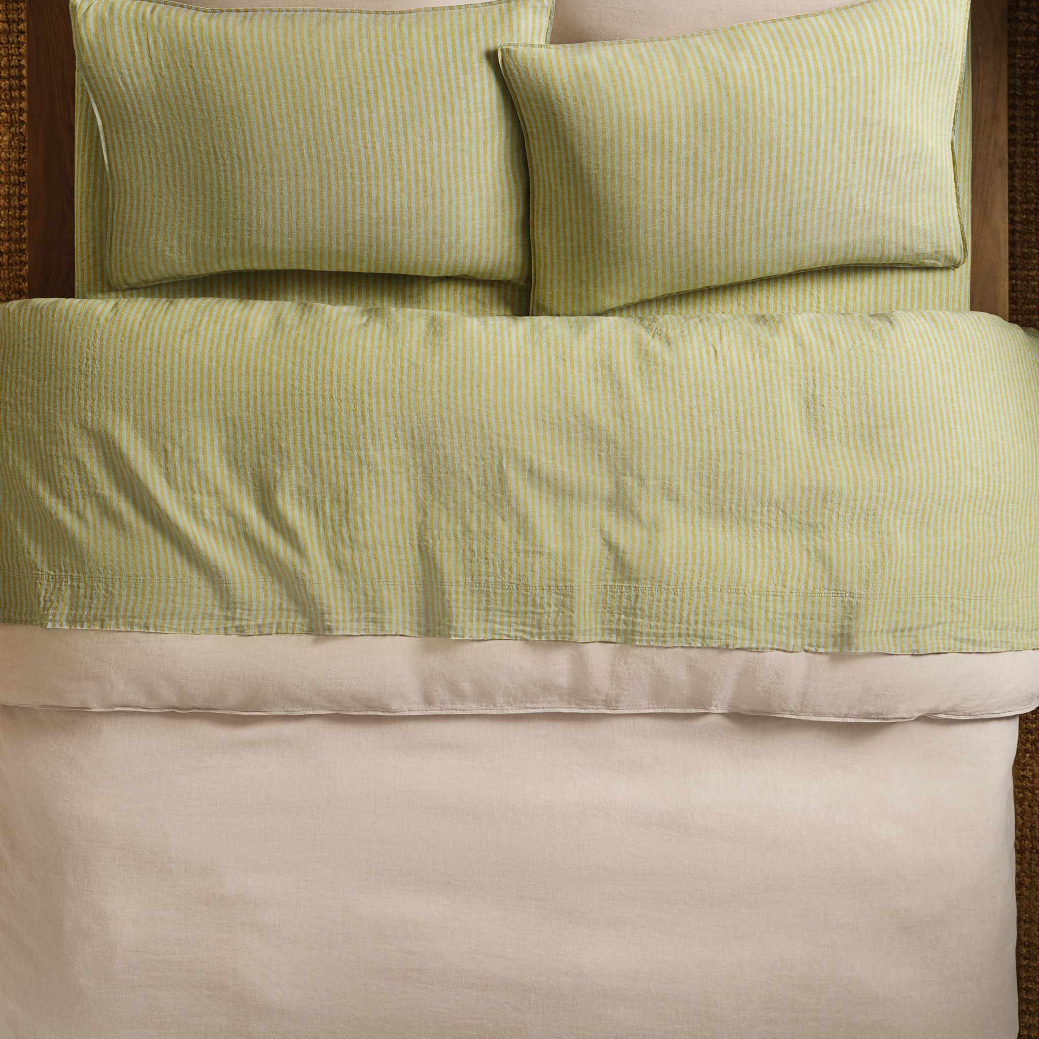 Washed European Linen Core Sheet Set K2