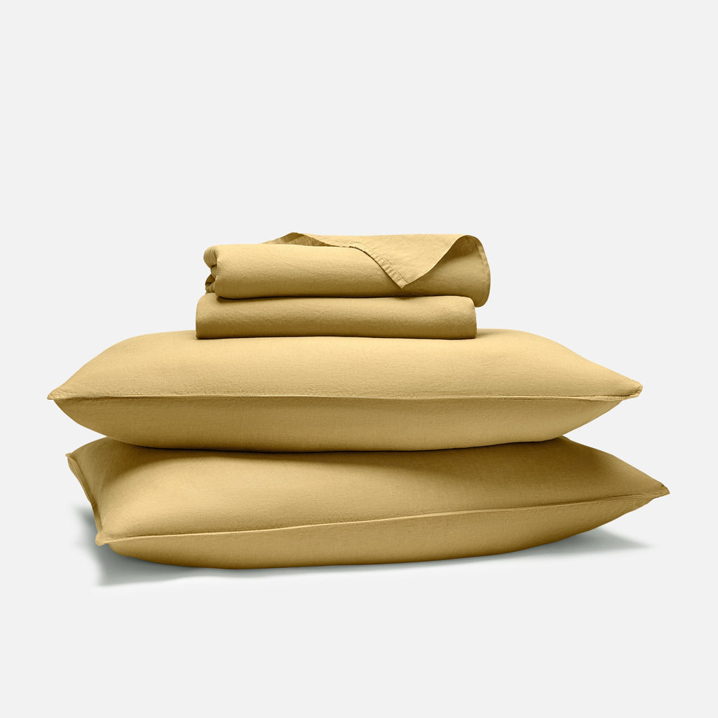 Washed European Linen Core Sheet Set K2