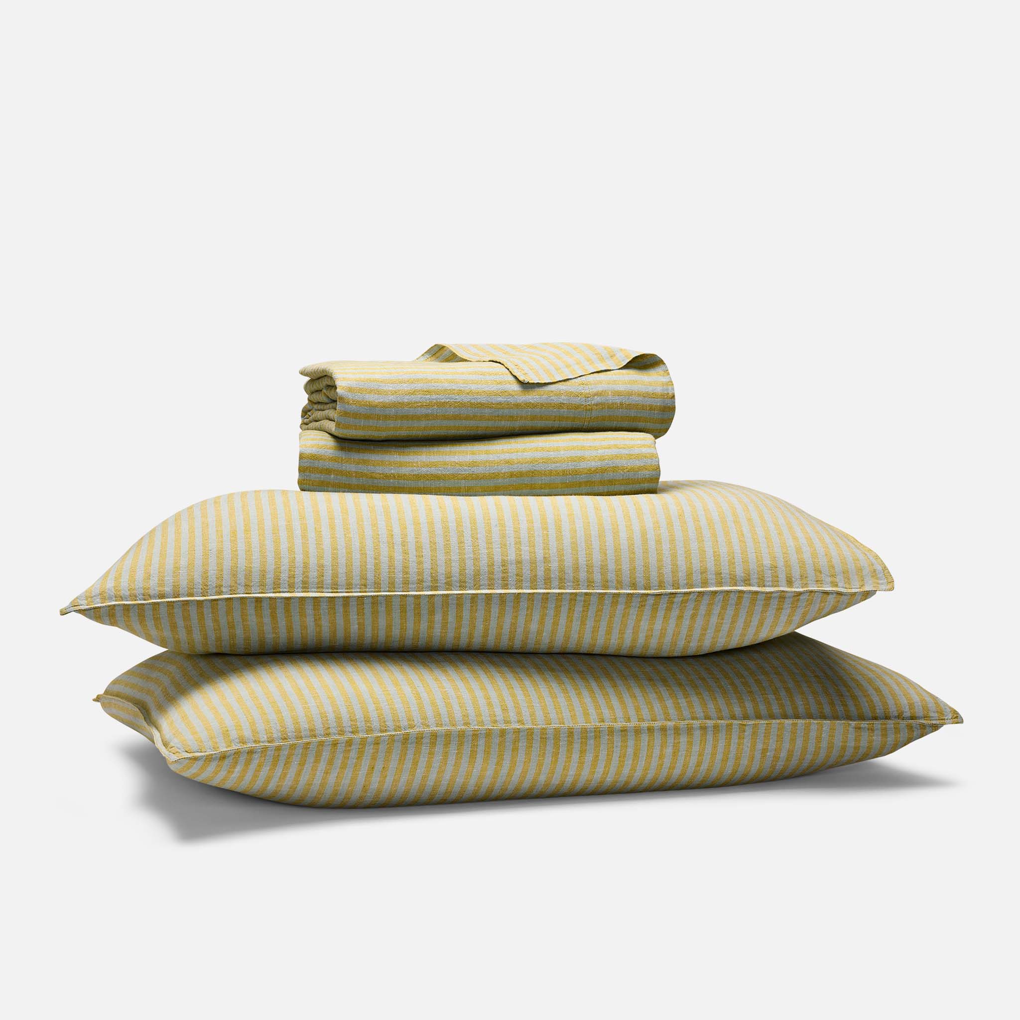 Washed European Linen Core Sheet Set K2