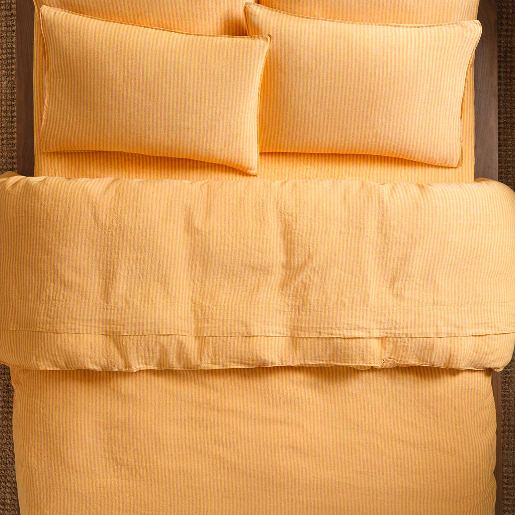 Washed European Linen Core Sheet Set K2