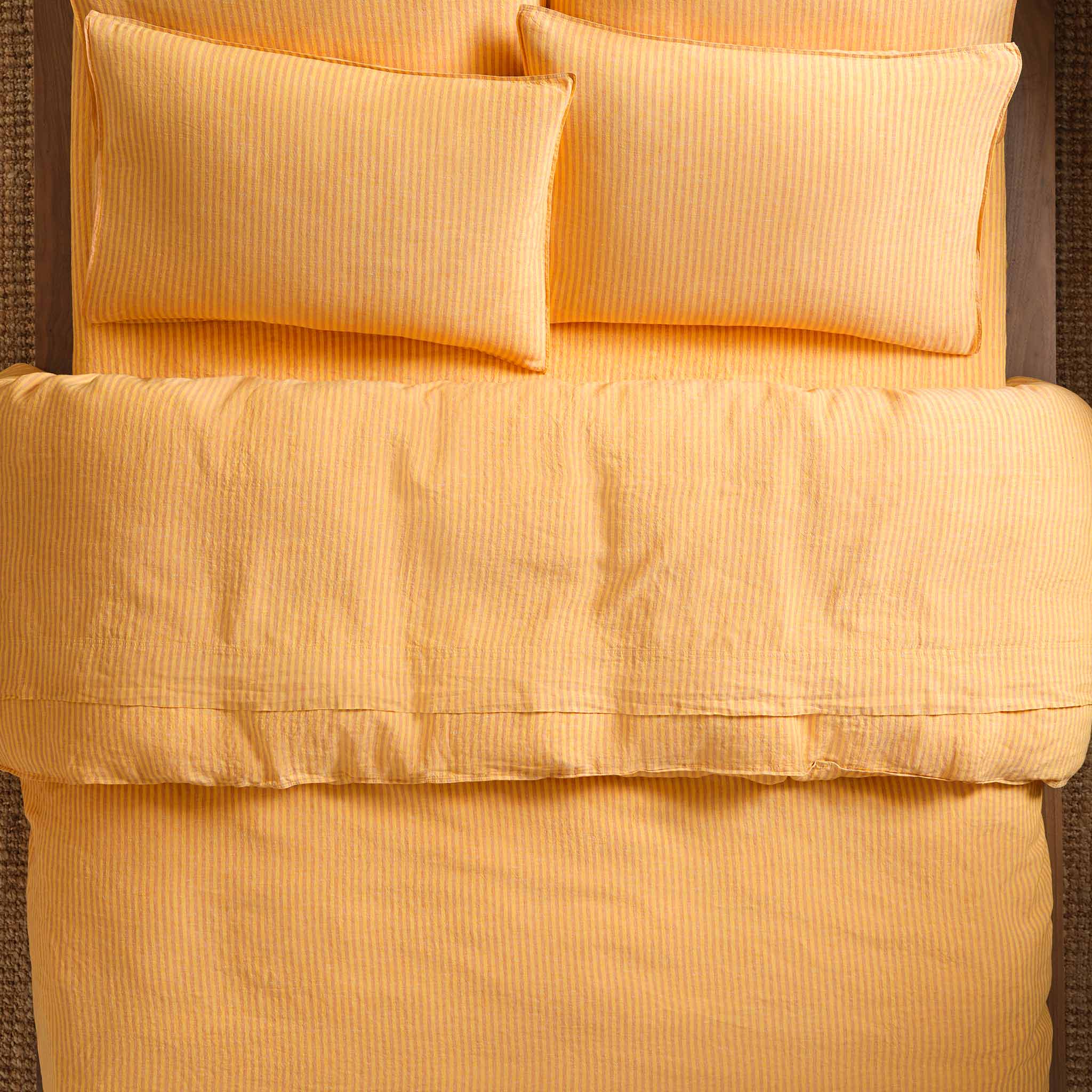Washed European Linen Core Sheet Set K2