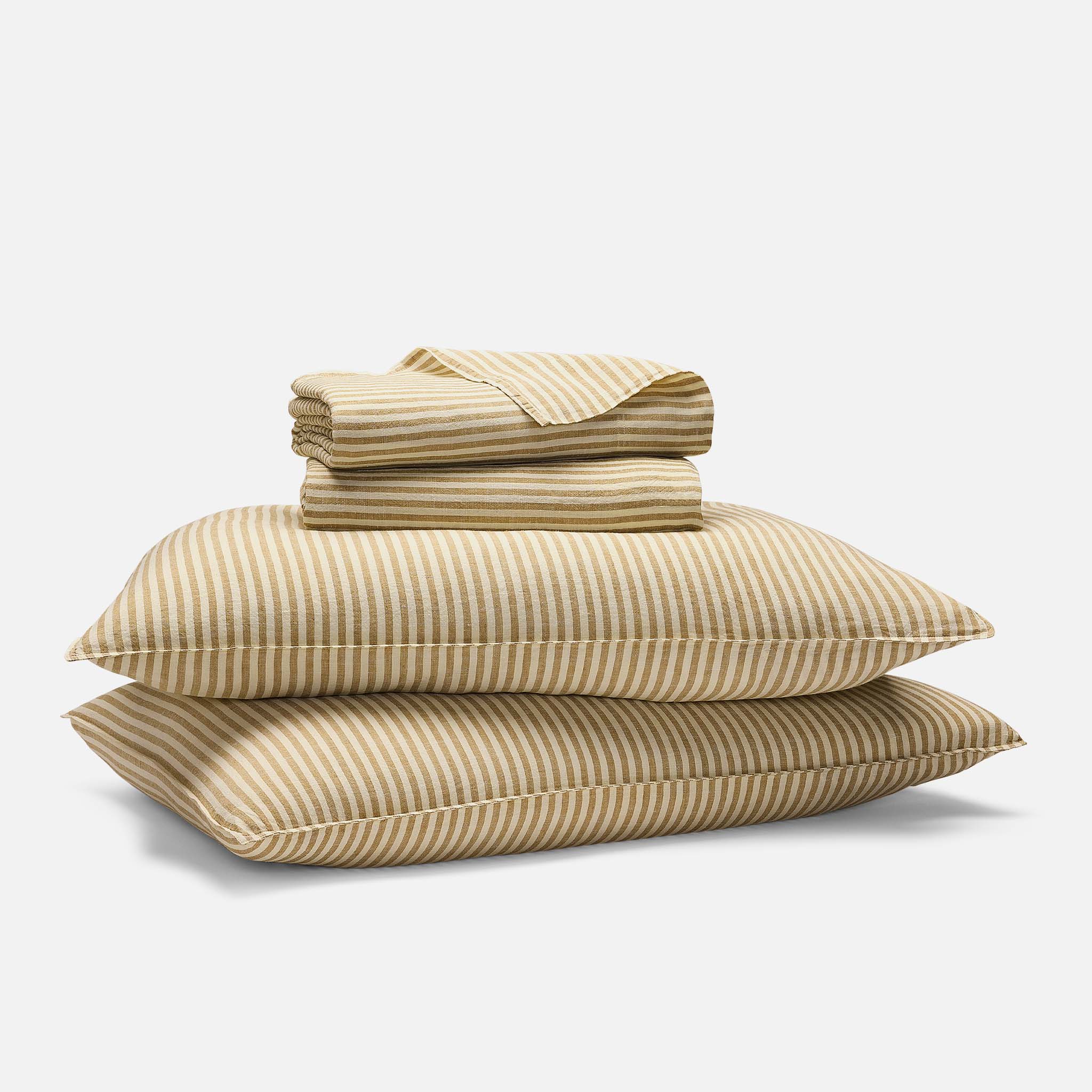 Washed European Linen Core Sheet Set K2