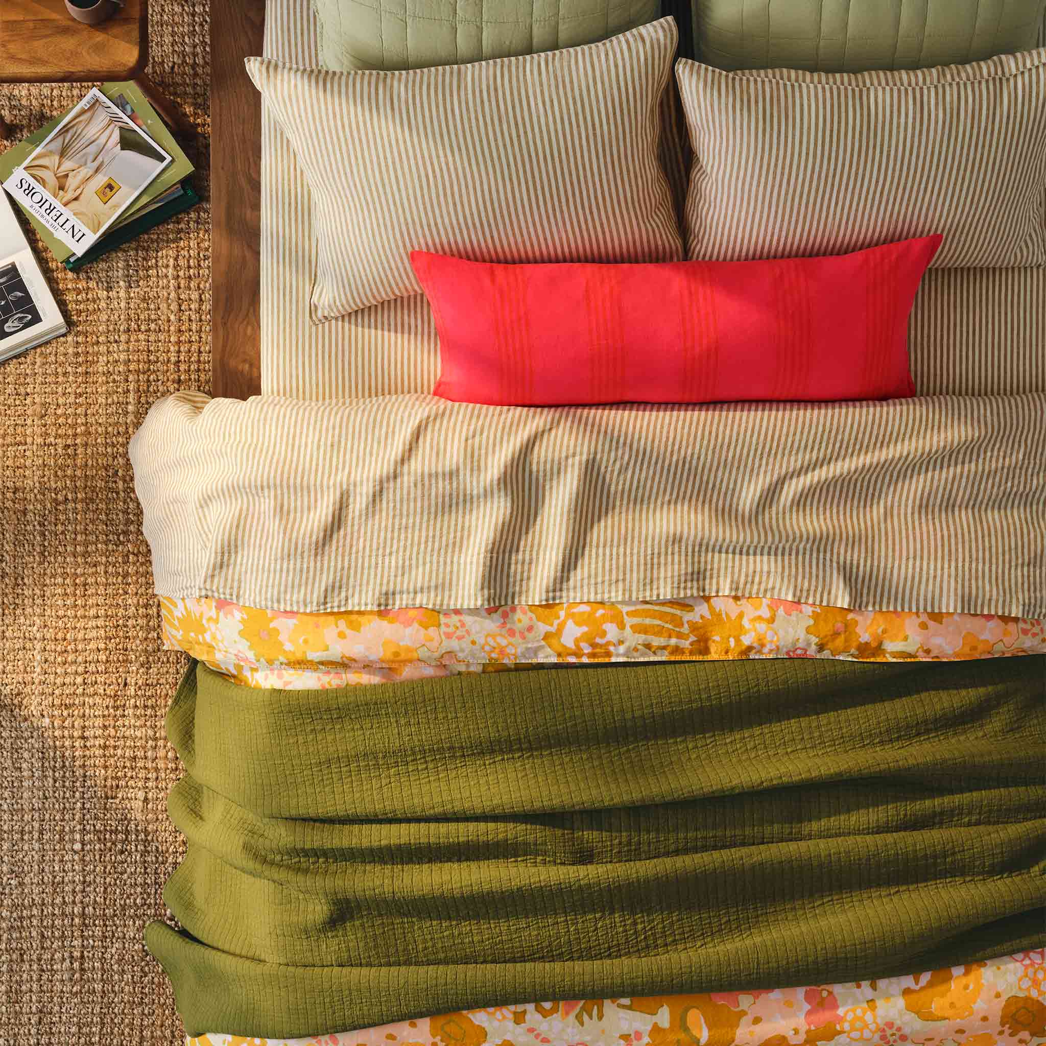 Washed European Linen Core Sheet Set K2
