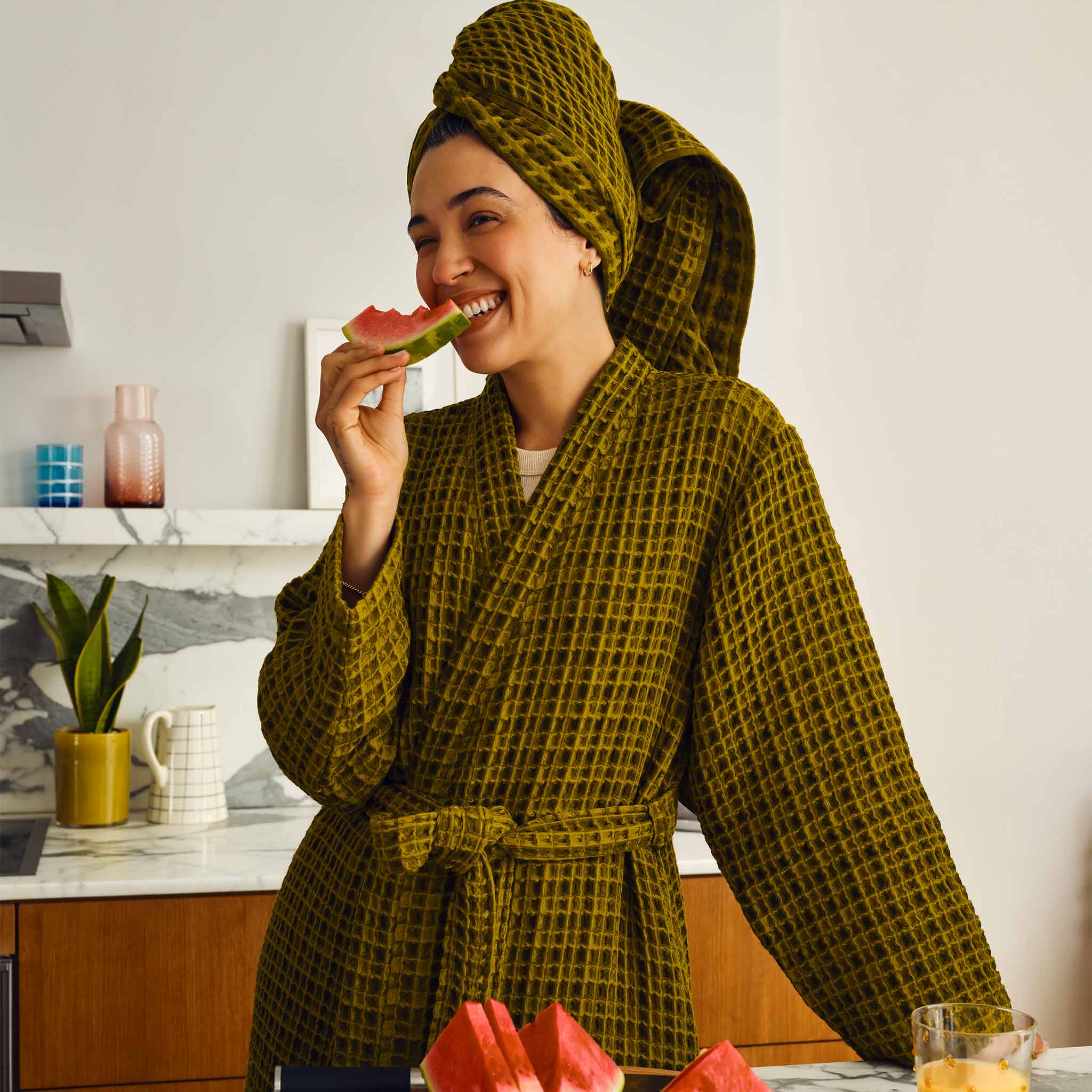Dreamweave Waffle Robe M3
