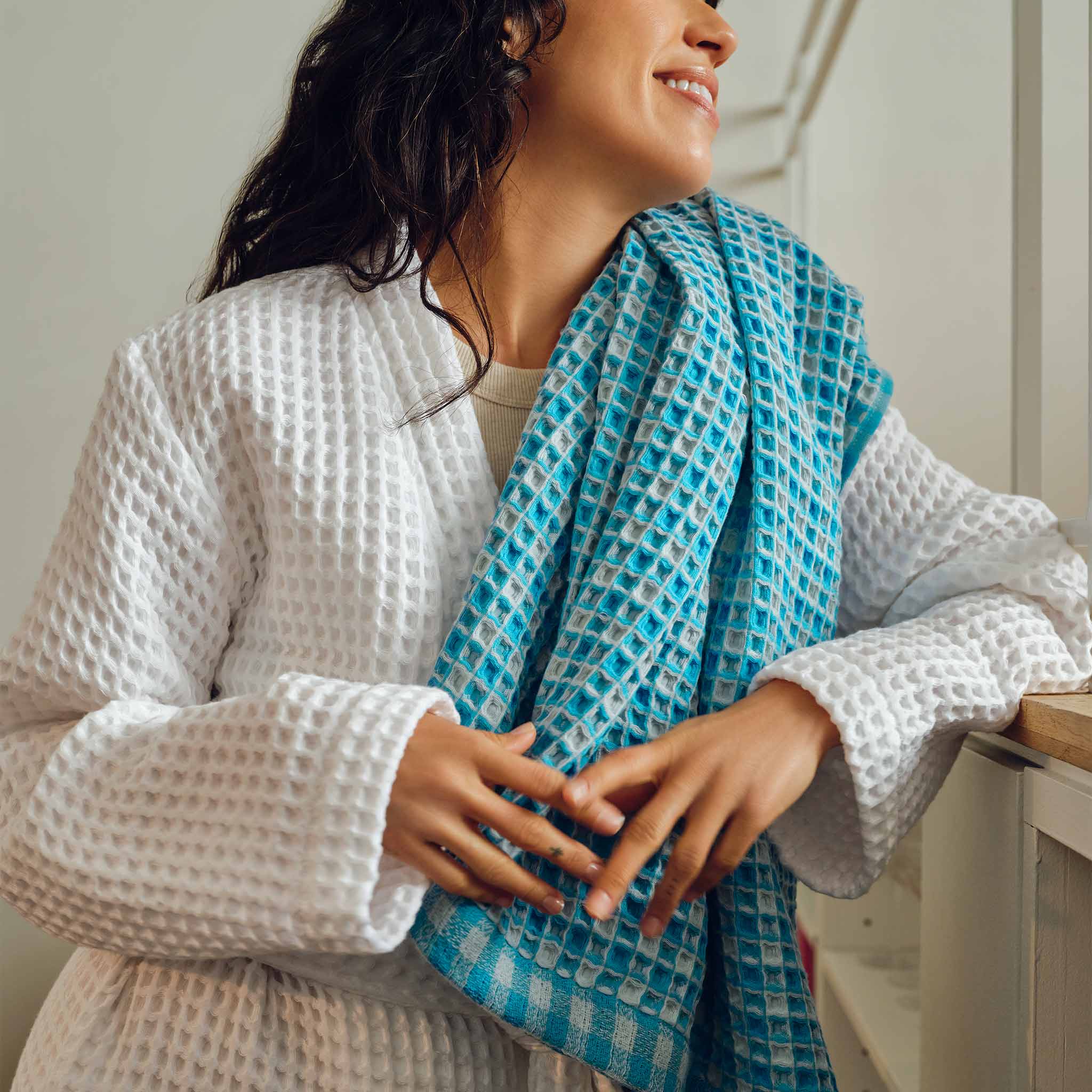 Dreamweave Waffle Bath Towels Set of 2 R0