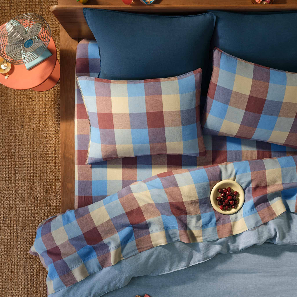 Washed European Linen Core Sheet Set K2